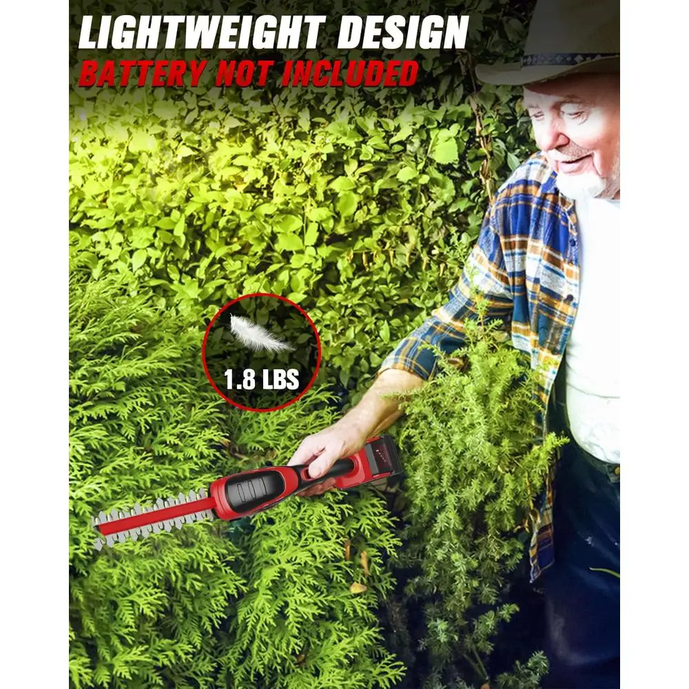 Cordless 2-in-1 Hedge Trimmer – M18 Battery Compatible 6