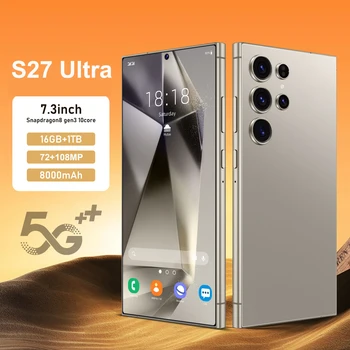 2026 HOT High Quality Silicone Case For S27 Ultra 7.3 Inch Smartphone Shockproof Cover Lite Moblie Phones Cases Accessories 1