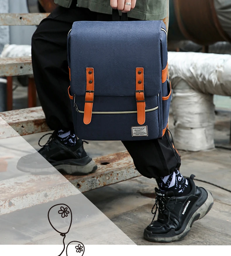 Travel Men 15 inch Laptop Backpack vacuum compression Backpack Business Large Capacity school Backpack expand outdoor backpack