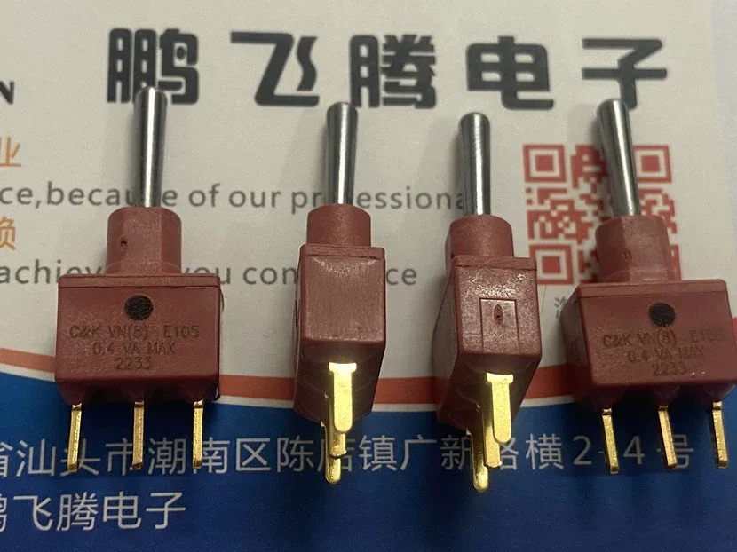 

Original new 100% E105SD1CBE double reset button switch 3pin 3gear rocker arm self bounce switch 0.4VA