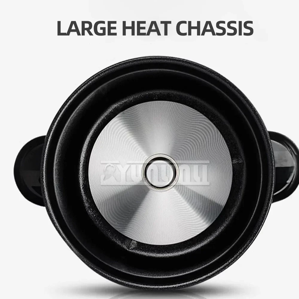 Household Multifunctional Stainless Steel Stew Pot High Capacity Electric Slow Cooker Home Appliances 6