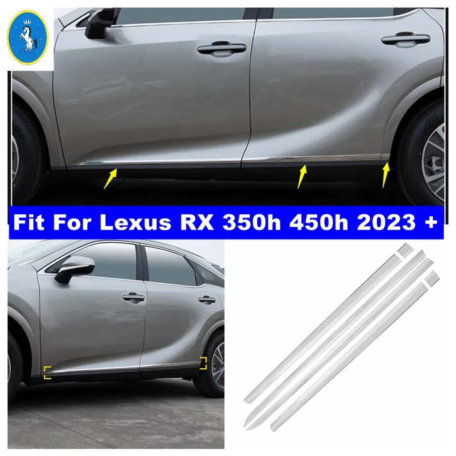 

Side Door Body Anti-scratch Molding Stripes Protection Panel Cover Trim For Lexus RX 350h 450h 2023 2024 Exterior Accessories
