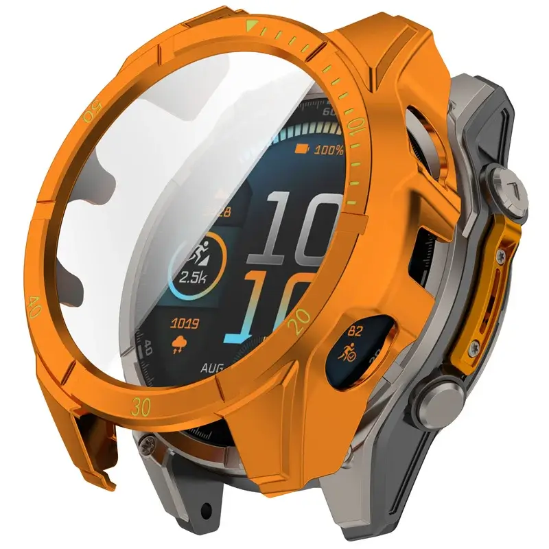 PC Case+Glass for Garmin Fenix 8 43mm 51mm 47mm Screen Protector Anti-scratch Film Bumper Protective Cover for Garmin Fenix 8 - Image 6