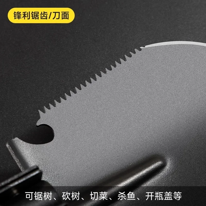 Multifunctional Outdoor Military Manganese Steel Shovel Car Folding Portable Shovel Gardening Hand Tool Shovel 2