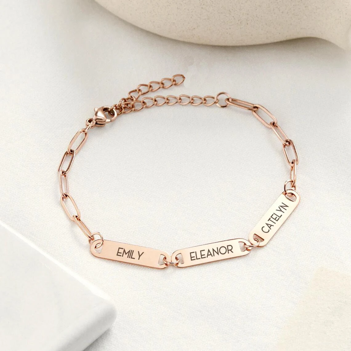 Personalized Family Multiple Name Bracelet Women Friendship