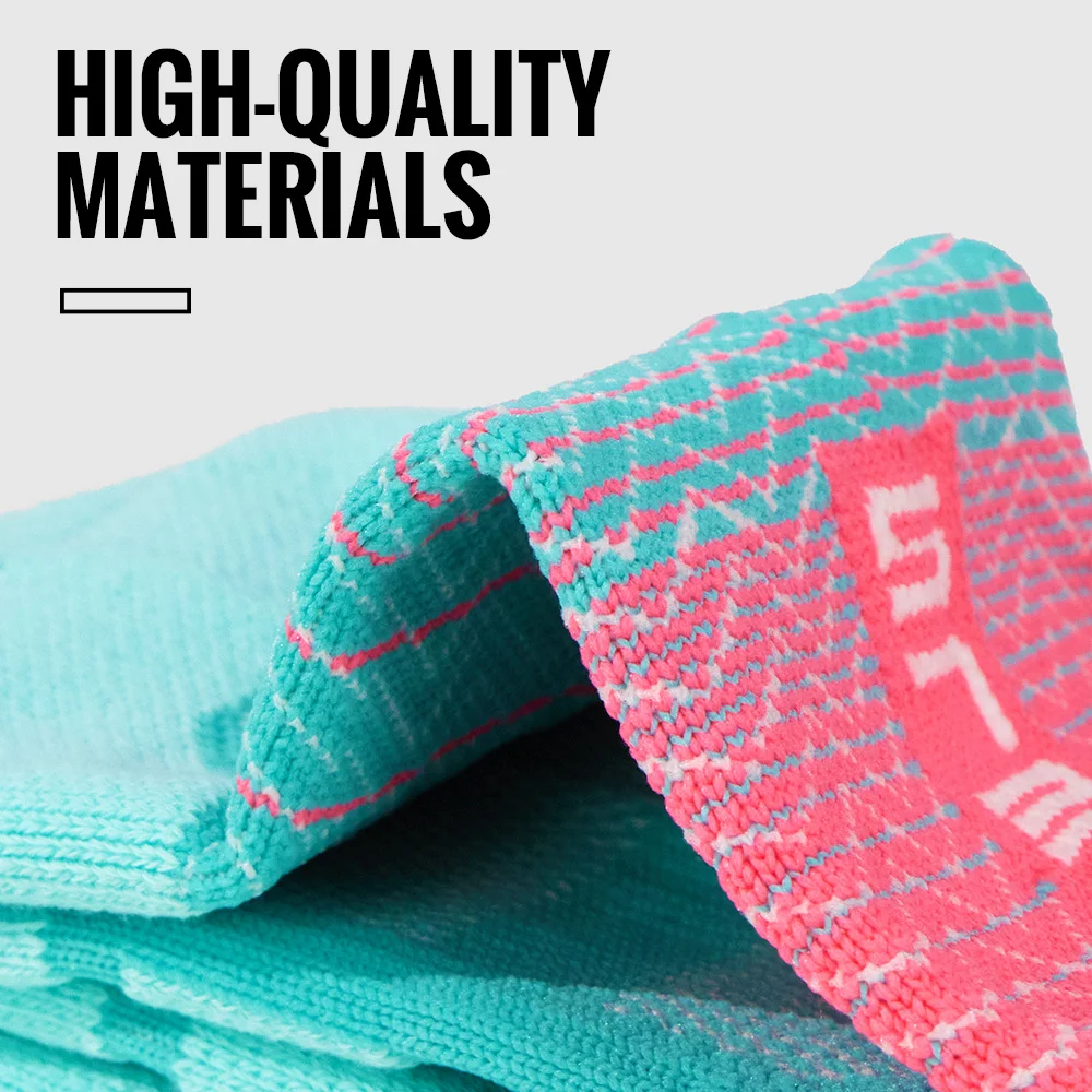 Cushioned Sports Socks WRELS 1/2/3 Breathable Running Cushion Padded Moisture Wicking For Walking Hiking Running