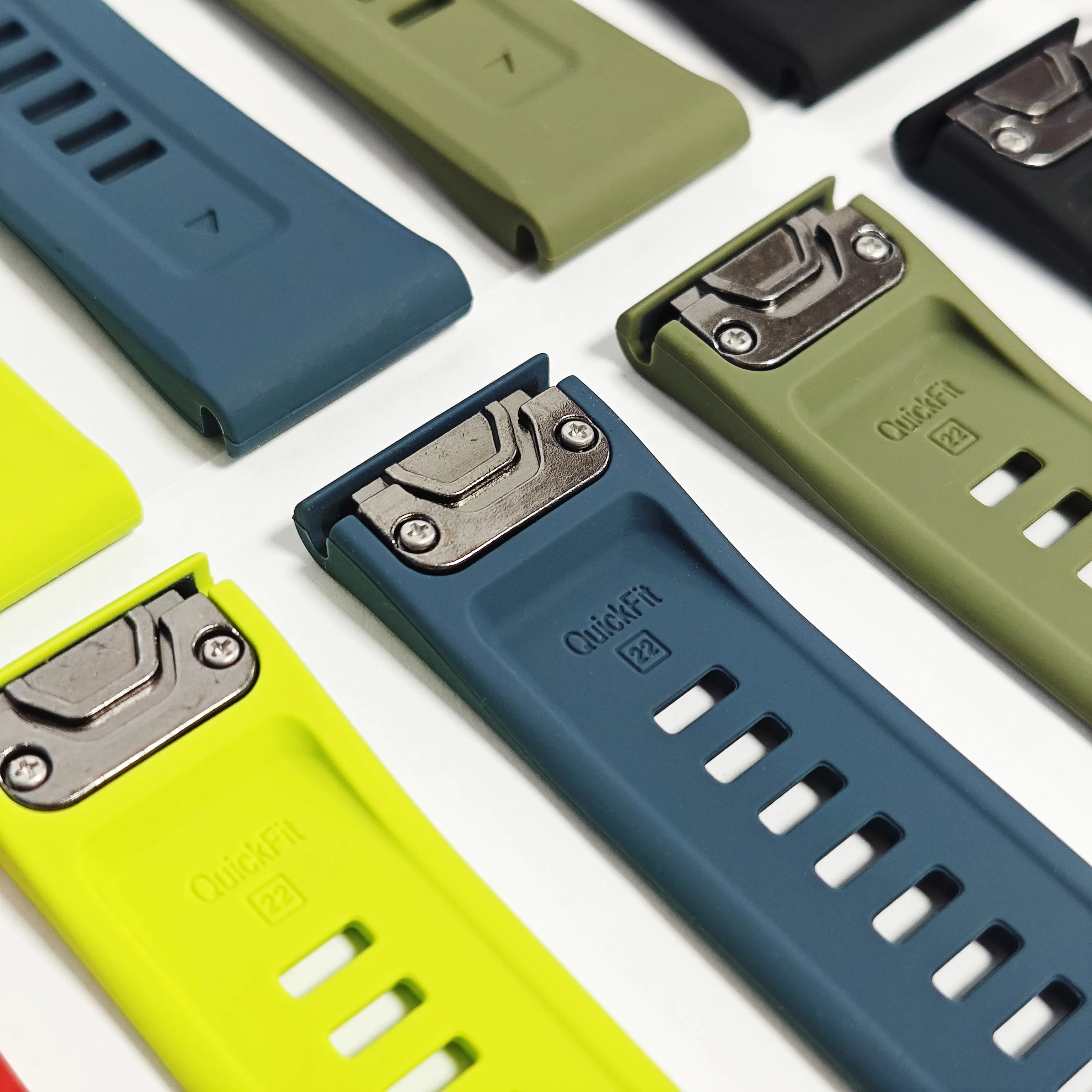 Enhanced Silicone QuickFit Watch Strap - Premium Adjustable Band