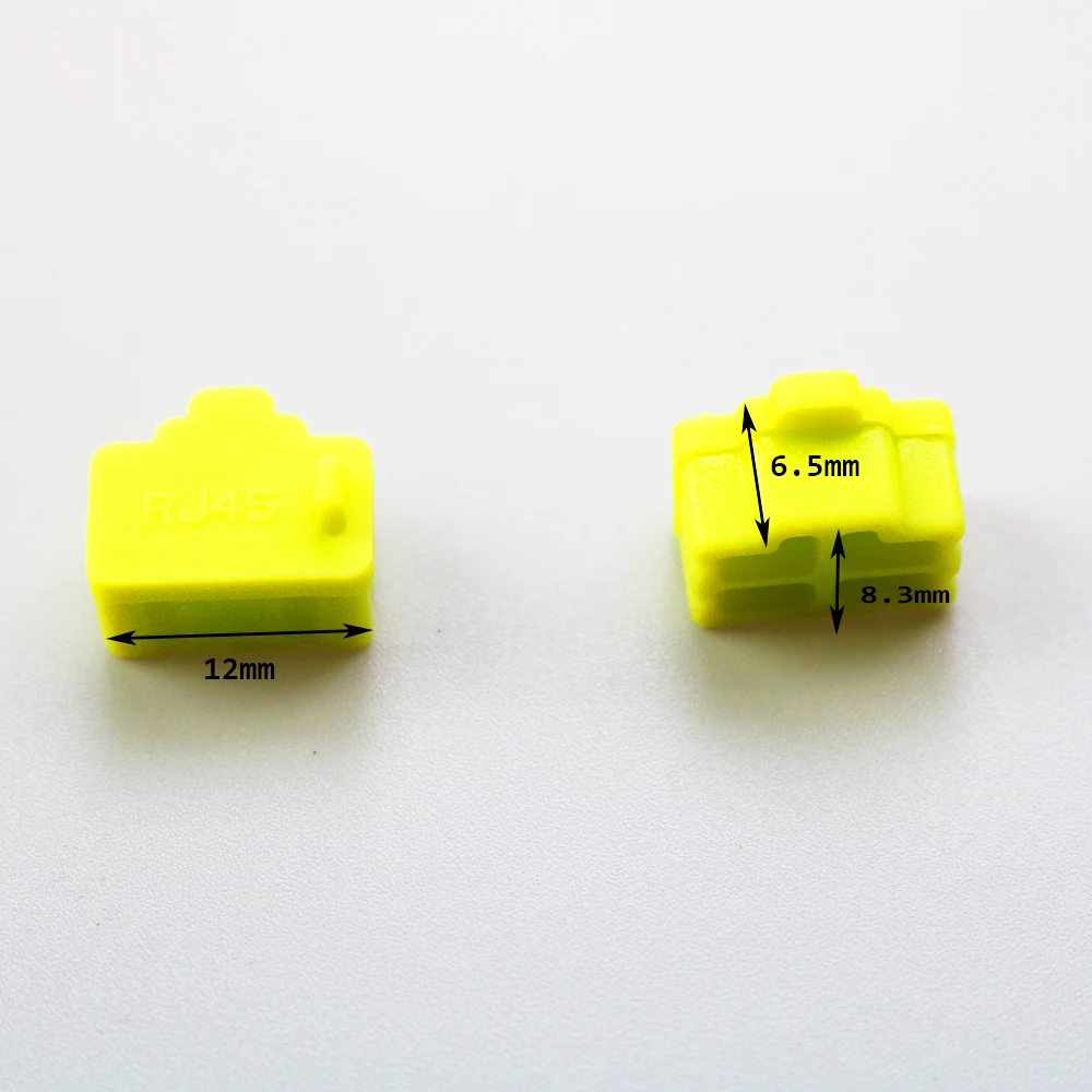10 Pieces / Set Color Silicone Plug Laptop Dust Plug Network Cable Port RJ45 Interface Network Port Rubber Protection silicone laptop dust plug