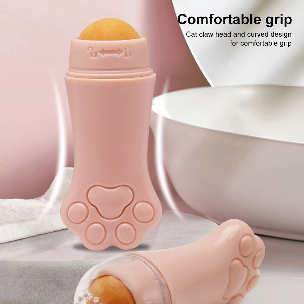 Katzenkralle Gesichtsöl-Absorptionsrolle Vulkangestein Gesichtsöl-Kontrollrolle T-Zone Ölentfernungsball Hautpflege Make-up Hautpflege_voghion.com