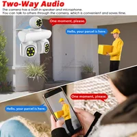 15MP extérieur trois objectifs 360 degrés sans fil PTZ caméra ICam365 moniteur WiFi trois lentilles CCTV réseau sécurité caméra de Surveillance 5