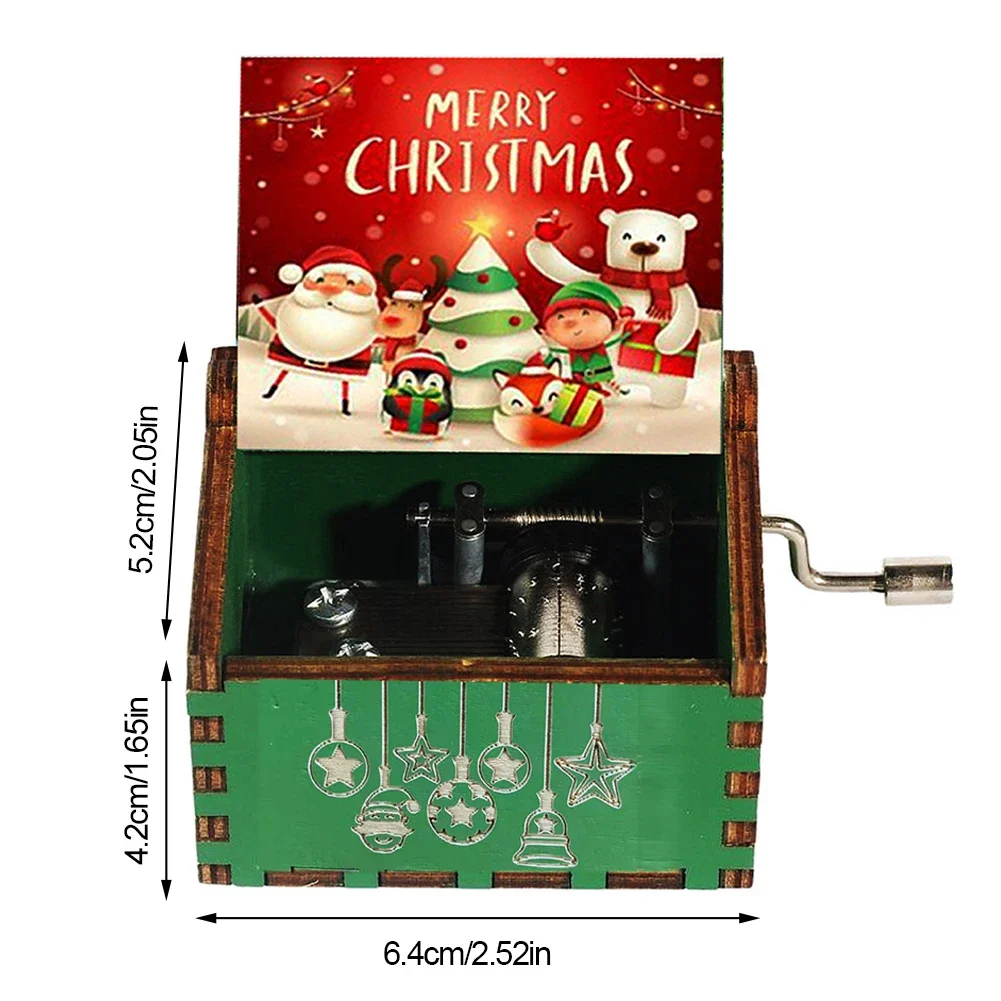 LED Light Up Kerst Houten Feestelijke Scènes - Batterij Werkt Warm Wit Led Natuurlijk Hout Kerst Dorp Window Display Indoor Kerst Decoraties Licht Op Kerst Ornamenten