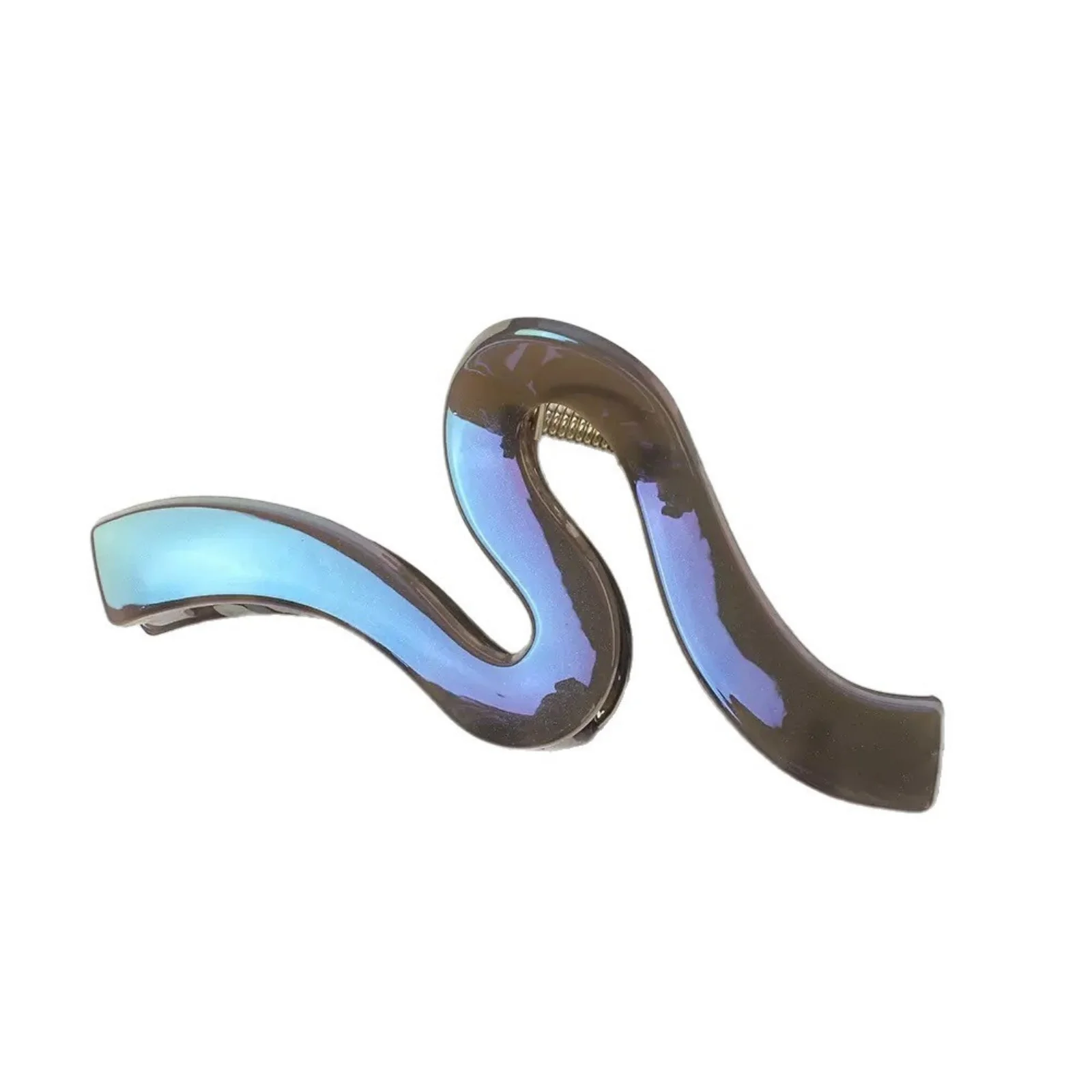 1pc new high-end pearl wave clip, shark clip, large hair clip, back of head hair clip, hair accessory