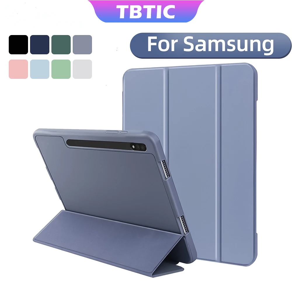 TBTIC Case for Samsung Galaxy Tab A9 8.7in S9 S8 S711 S6 Lite 10.4 S7 Plus S7 FE S8 Plus 12.4 A9 Plus 11in With Pen Slot Tablet