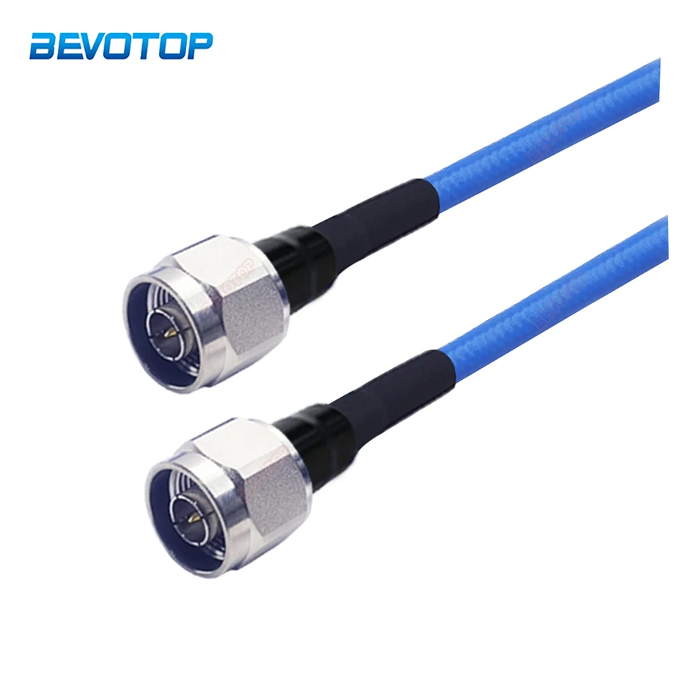 tipo Plugue Macho para n Macho Rg401 50-5 Cabo de Alta Frequência Baixa Perda Rg401 Cabo de Teste rf Coaxial Trança Jumper 20cm5m n