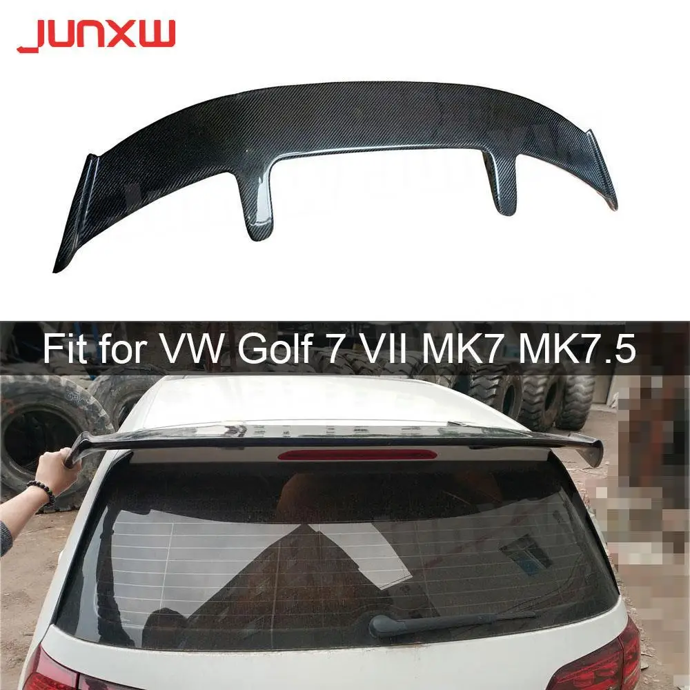 

Carbon Fiber Rear Roof spoiler Wings For VW Golf 7 VII MK7 MK7.5 2014-2019 Rear Spoiler Car Styling