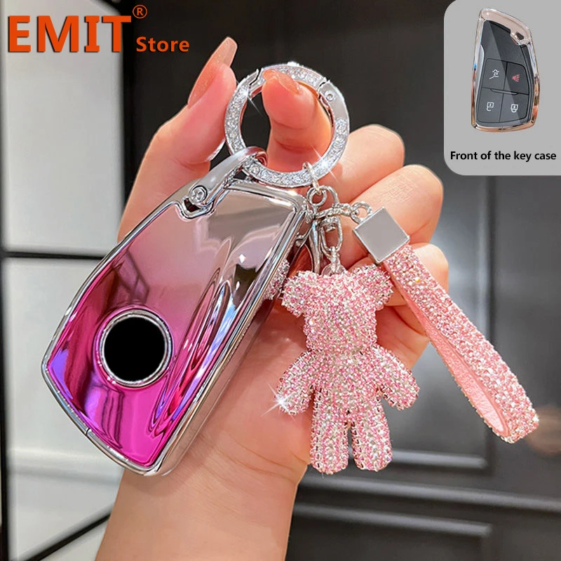 

Аксессуары для брелоков Chevrolet Corvette, внедорожник для Cadillac CT4 CT5, для GMC Yukon Buick ENVISION