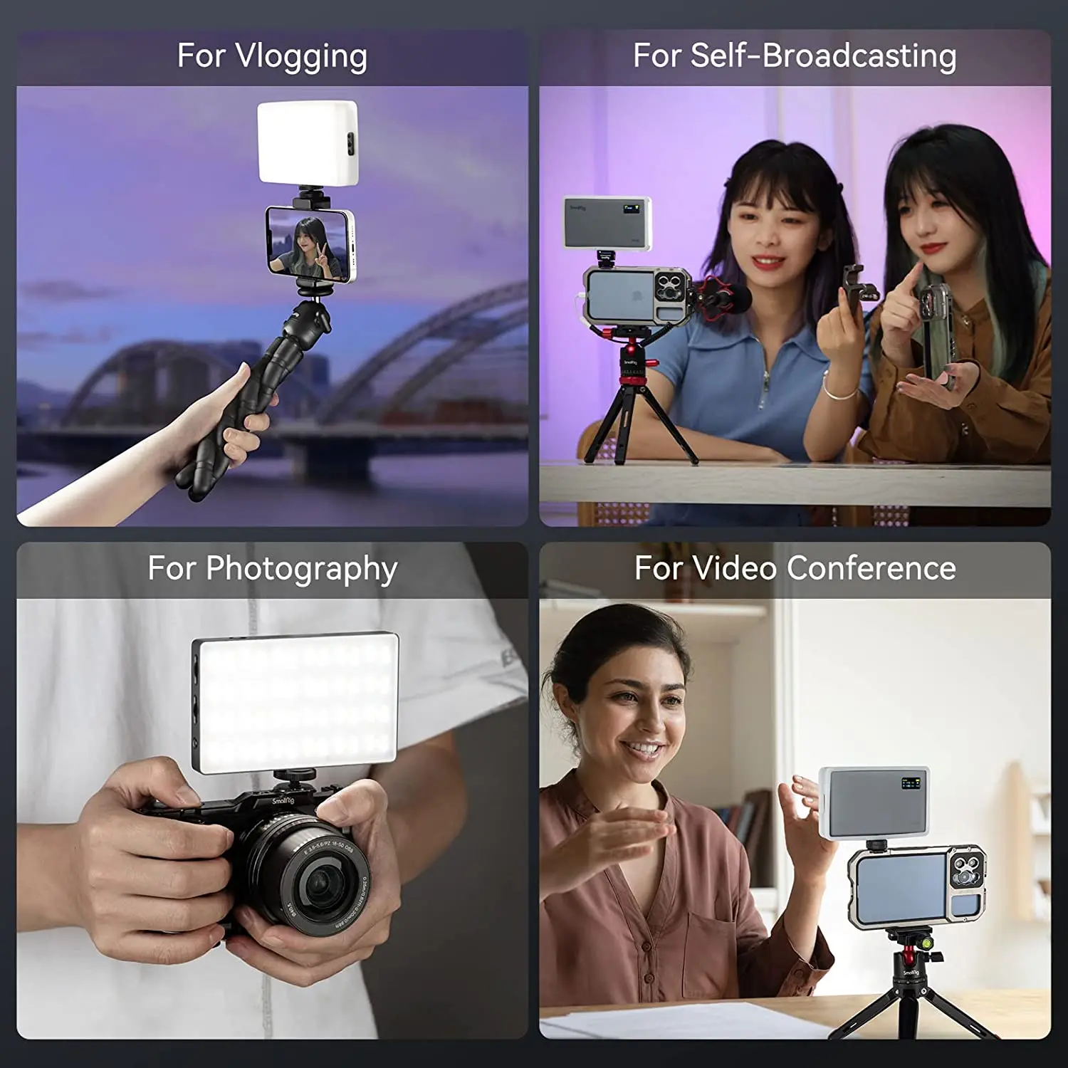 Smallrig Rm120 Rgb Luz de Vídeo Portátil na Luz da Câmera Longa Vida Útil da Bateria Profissional Full Color Luz para Fotografia Tiktok - Image 6