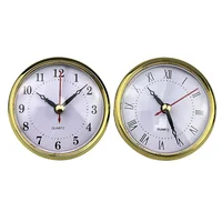 DIY 80MM Quartz Clock Insert Movement Round Clocks Insert Part Arabic Roman Bedside Antique Watch Desk Replacement Decor Parts ﻿ 1