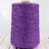  Блэк пряжа 500g 4000M 3mm Sequin cotton yarn DIY Knitted decoration Hand crochet KNITTING YARN 6