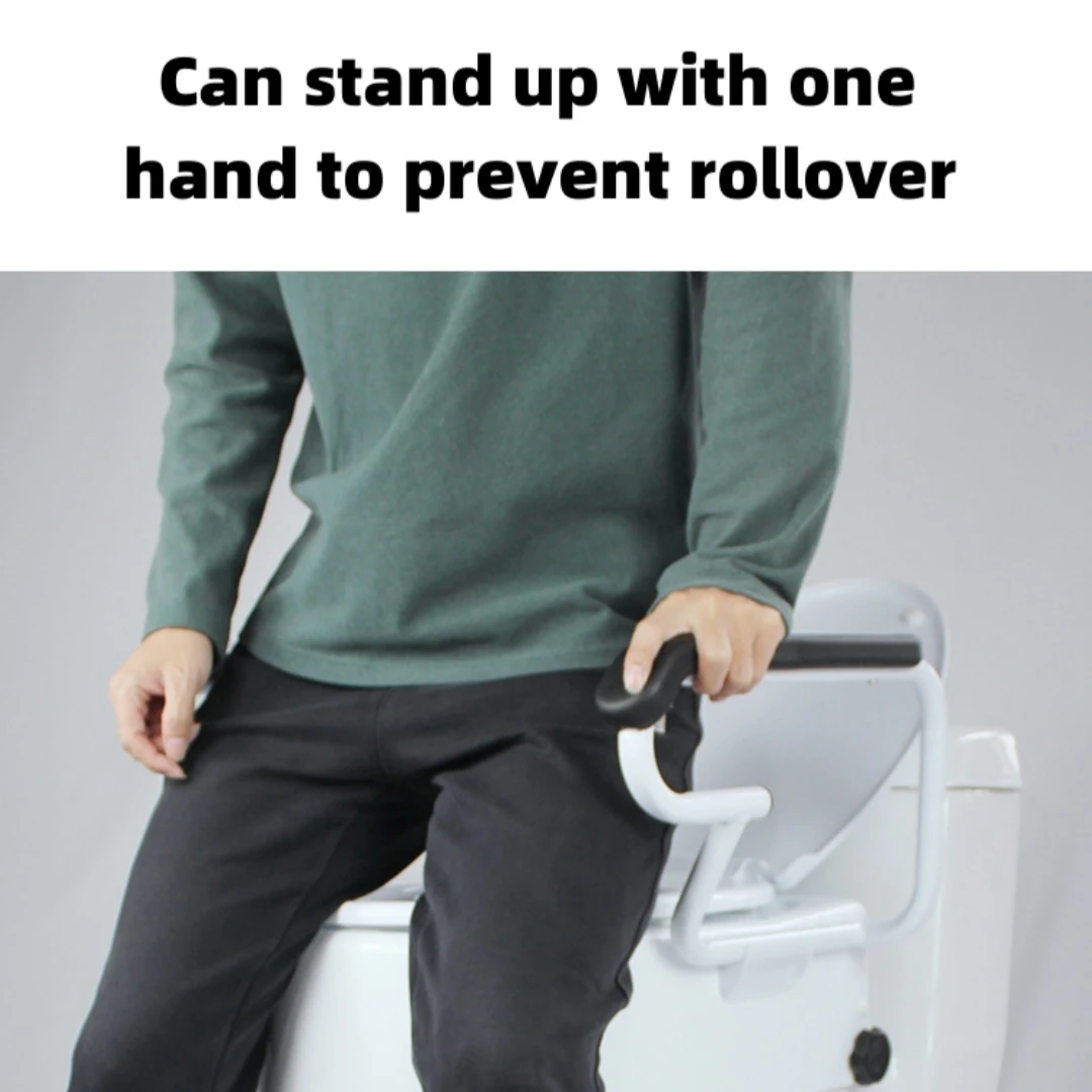 Toilet Booster Elderly Rehabilitation Care Portable Heightening And Removable Armrest Toilet Chair Pregnant Women Toilet Seat 4