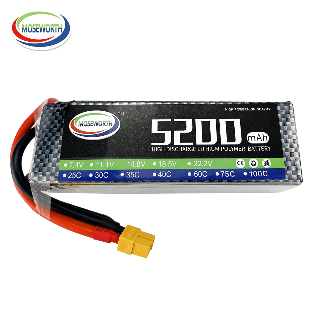 Batterie Drone 5S LiPo 3300mAh 4200mAh XT60 T Plug 25C-60C