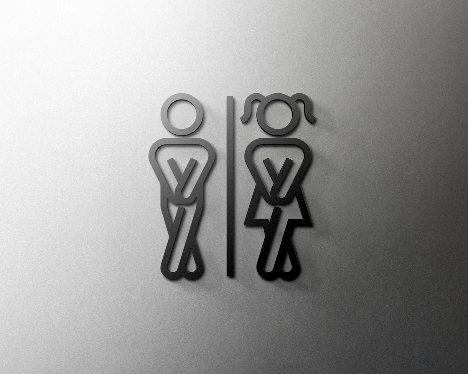 Description Picture 3 of itemShopping mall supermarket residential modern home art decoration sign bathroom Acrylic toilet door number wall sticker