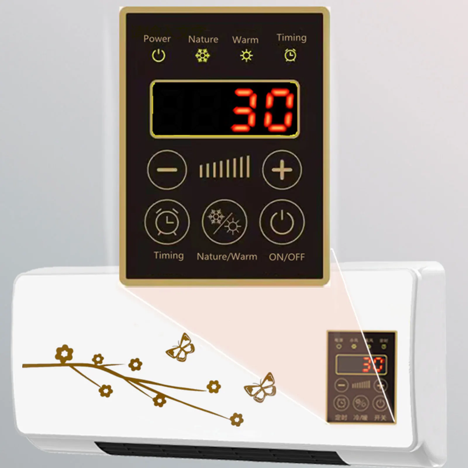 Air Conditioner Wall Mount Air Conditioner and Heater for Bedroom Living Room US Plug 110V air conditioner,air conditioning machine