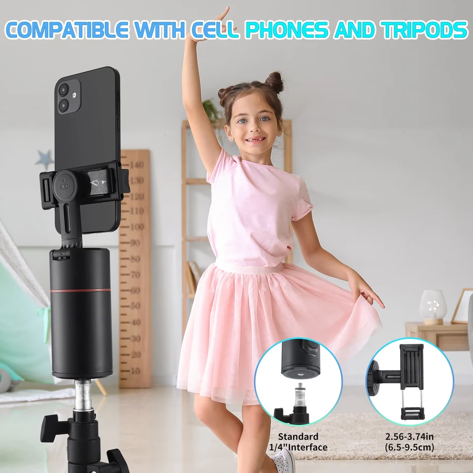 Smart Face Tracking Tripod with 360 Degree Rotation