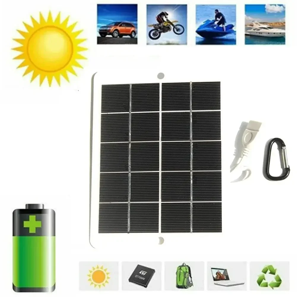 Phone Solar Charger USB Solar Panel Power Bank Charging Generator For 6W 5V High-selling Tool Accessories