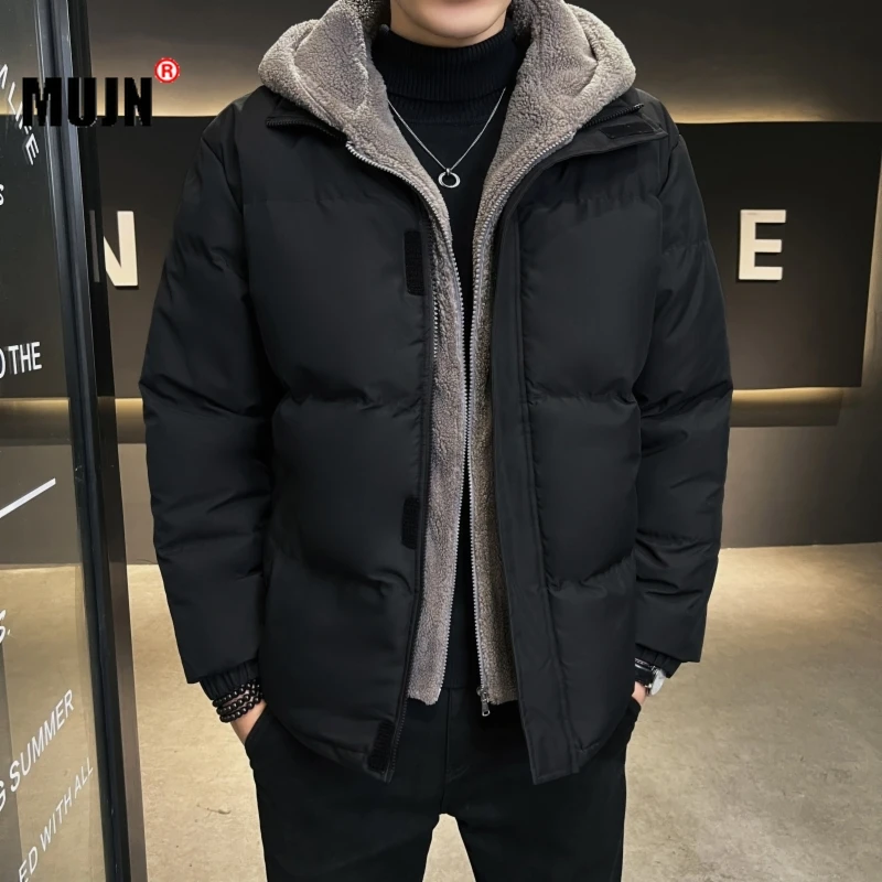 

2023 Harajuku Men's Parkas Warm Thicken Fashion Coats Plus Size M-8XL Winter Casual Jacket Male Streetwear Hip Hop Coat Parka