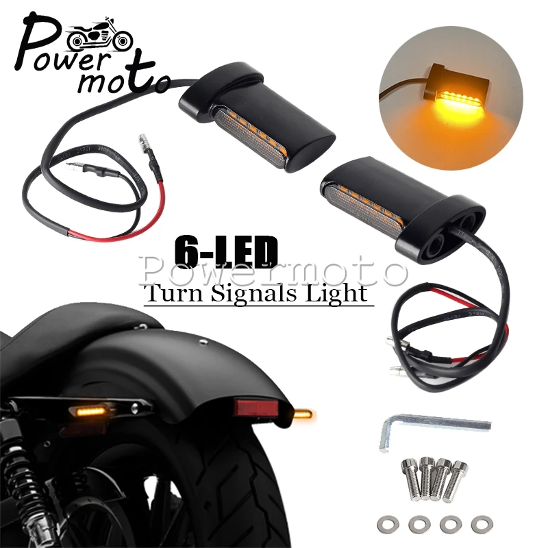 

Стальной фонарь для мотоцикла, 6 яркостей, фонарь, Задний сигнал поворота желтого цвета