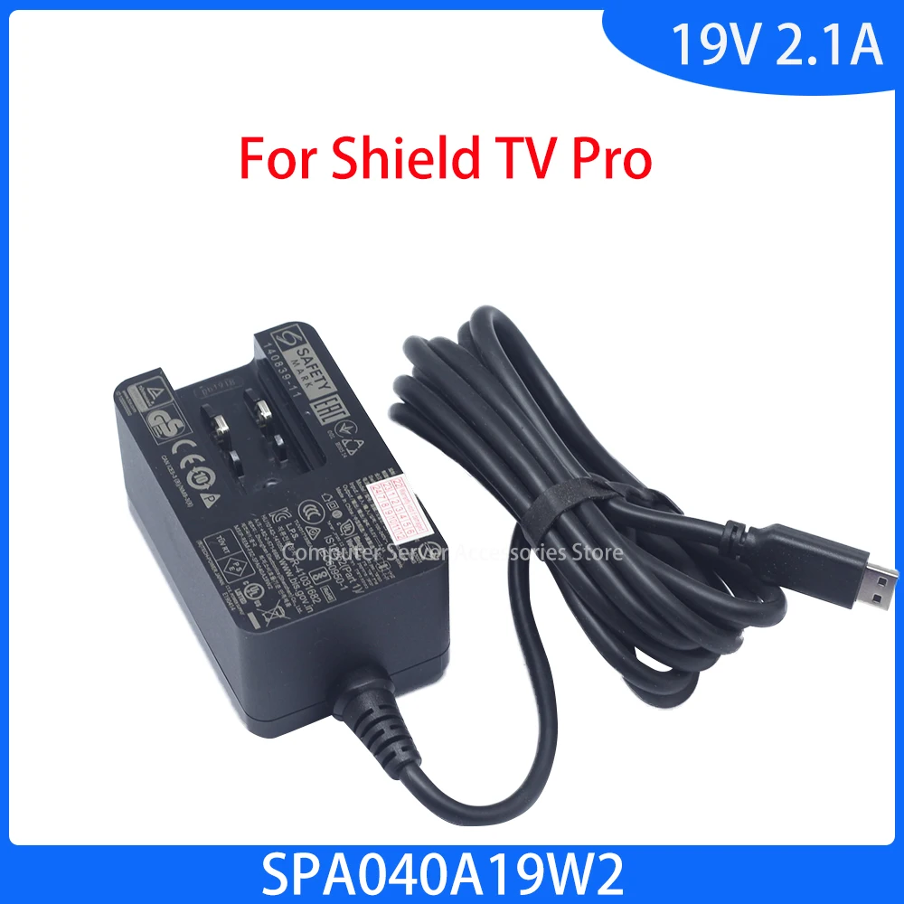 

NEW Original for Shield TV Pro Media Server AC Adapter Power Supply SPA040A19W2 19V 2.1A EU UK US Plug Adapters Charger