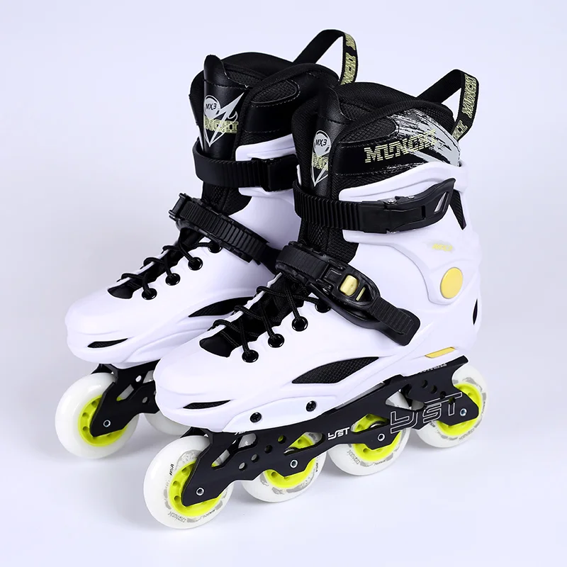 EACH Adult Men Slalom Roller Skates 4 Wheel Inline Custom Skate Shoes Freestyle Skating Shoes for Skaters