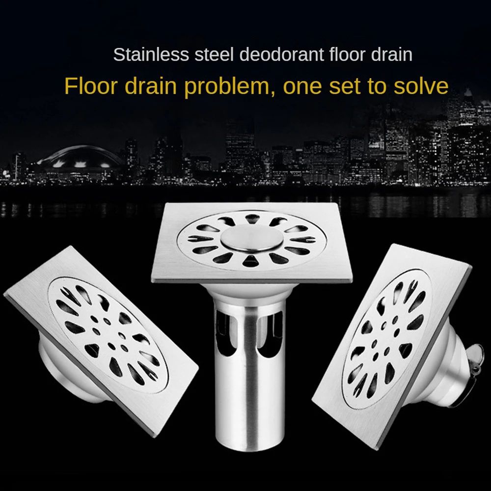 304 Quality Easy Installation Superior Laundry Room Essentials Stainless Steel Odor-proof Drains Odor-proof Long-lasting Durable