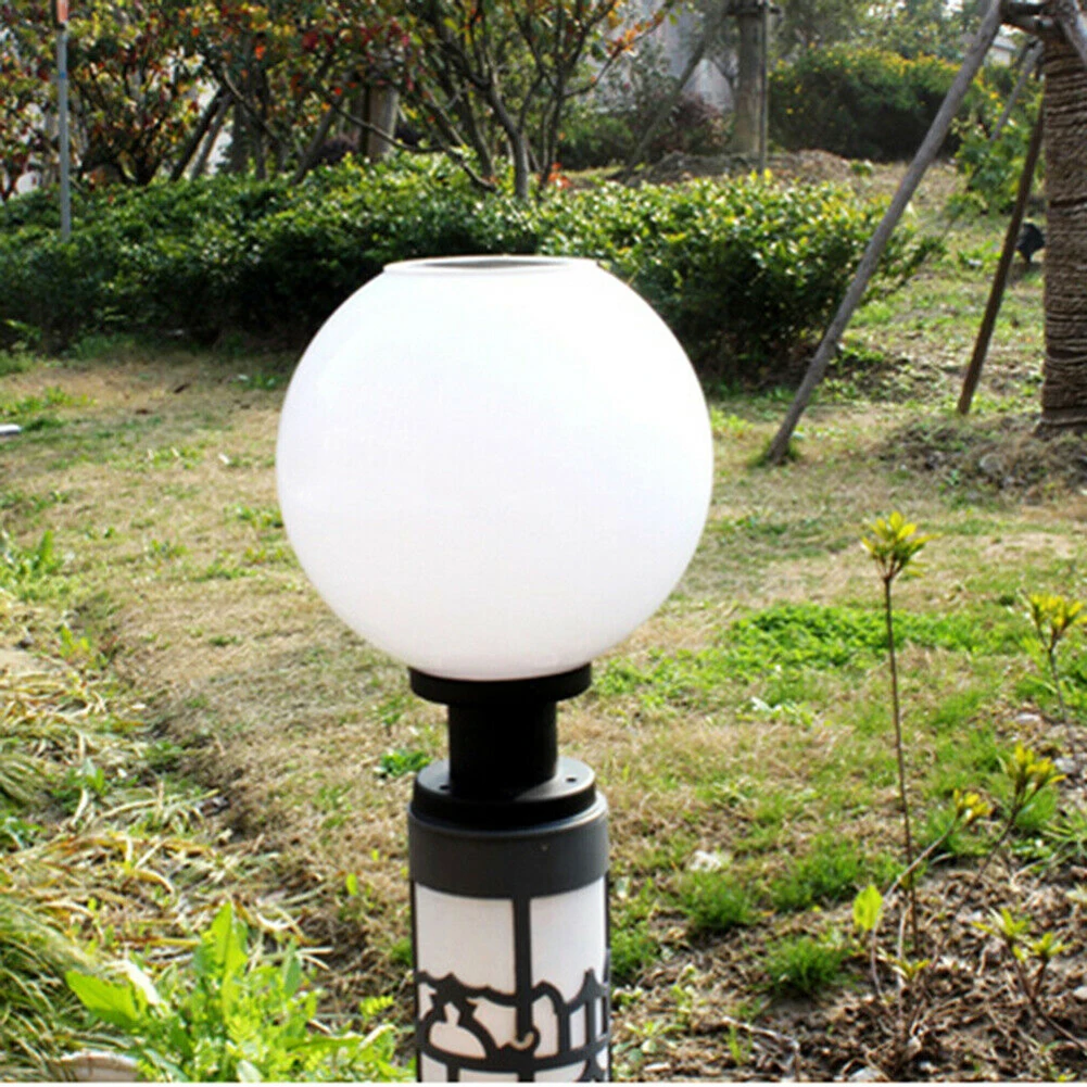 Description Picture 5 of itemStreet Lamp with Acrylic Round Ball Courtyards Modern Solar Powered Outdoor Yard Wall Column Lighting Accessories