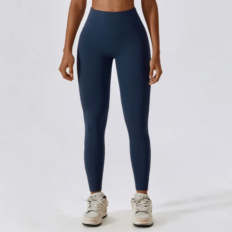 Yoga Pants Tummy Control High Waist Fitness Pants Women's Sportswear Exercise Fitness Outdoor Running Gym Hip Lifting Leggings