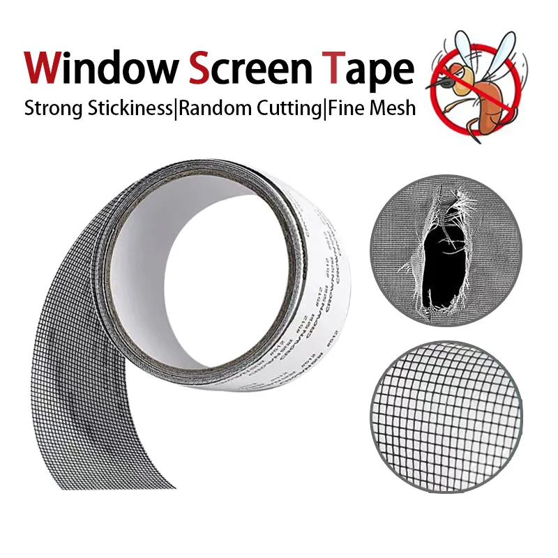 Self Adhesive Mesh Tape Repair Subsidy Tape Window Screen Tape Repair Hole Tape Door