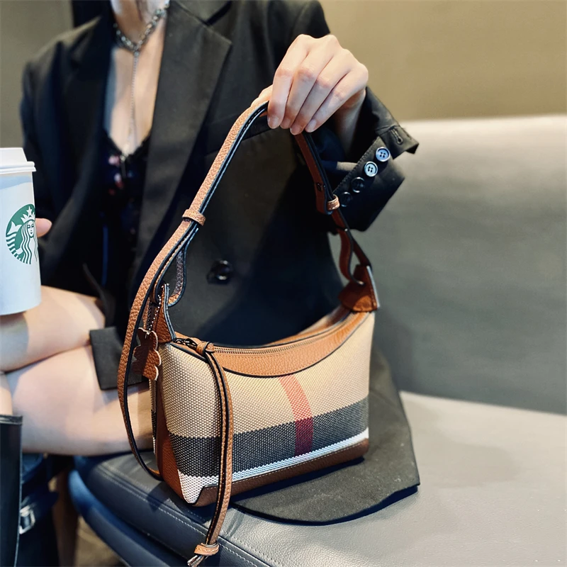 

Genuine Leather Fashion Underarm bag 2023 New New High Capacity Luxury Shoulder Crossbody Bags Brand Designer Trends Handbag