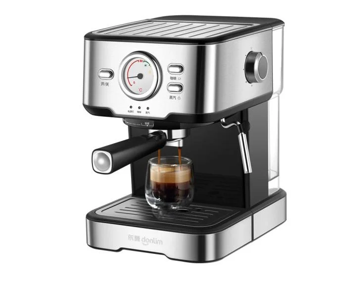 DonLim DL-KF5403 household  Coffee Machine Home Italian Semi-automatic cafe maker Steam Milk Foam 1.5L espresso 220-230-240V fashion coffee b croskin letter belt men s high quality automatic buckle luxury famous brand casual wide belt cintos masculinos