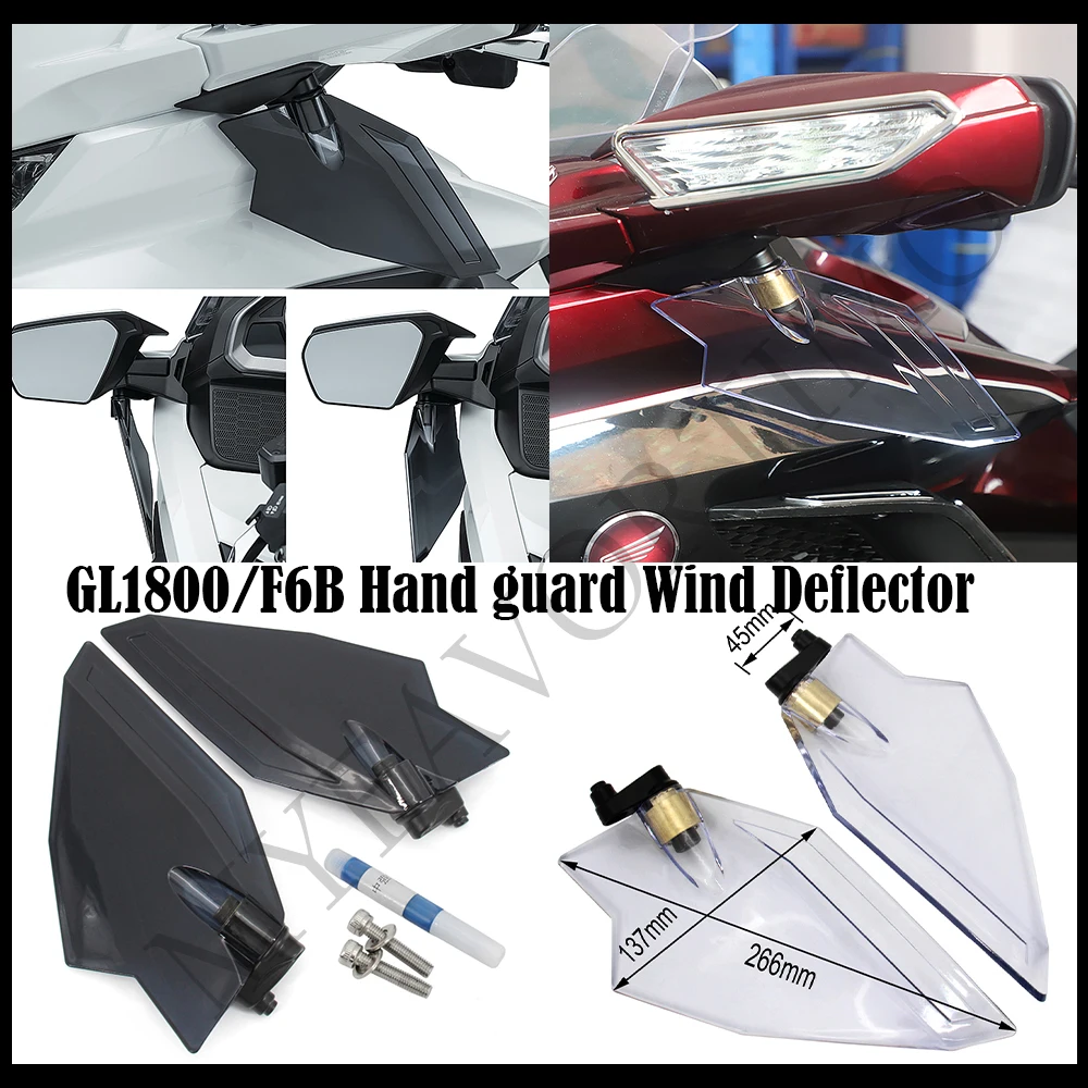 

NEW For Honda Goldwing 1800 F6B GL1800 Motorcycle Shroud Windshield Windscreen Wind Deflector HandShield Handguard 2018+UP