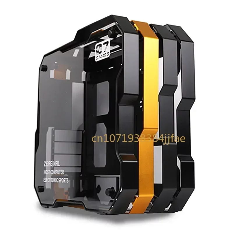 Zeaginal Middle Tower Chassis Custodia Per Computer Desktop Per Raffreddamento Ad Acqua Atx Gamer Mod Case Vetro Fai Da Te, Pc Fai Da Te Gamer Cabinet