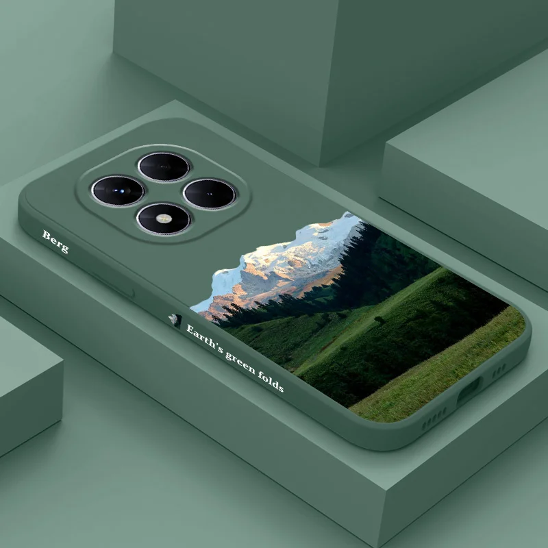 Charming Mountain Silicone Phone Case Cover