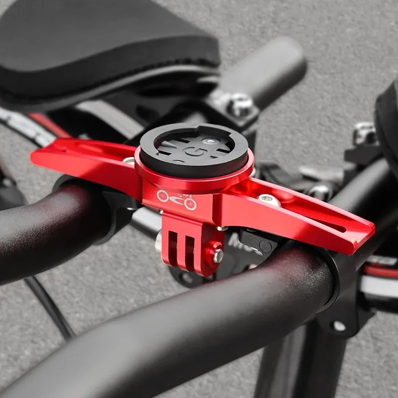 MUQZI Bike Computer Mount 22.2-25.4mm Universal Handlebar Adapter for Garmin/Bryton/Wahoo, Cycling GPS Holder Bicycle Accessorie
