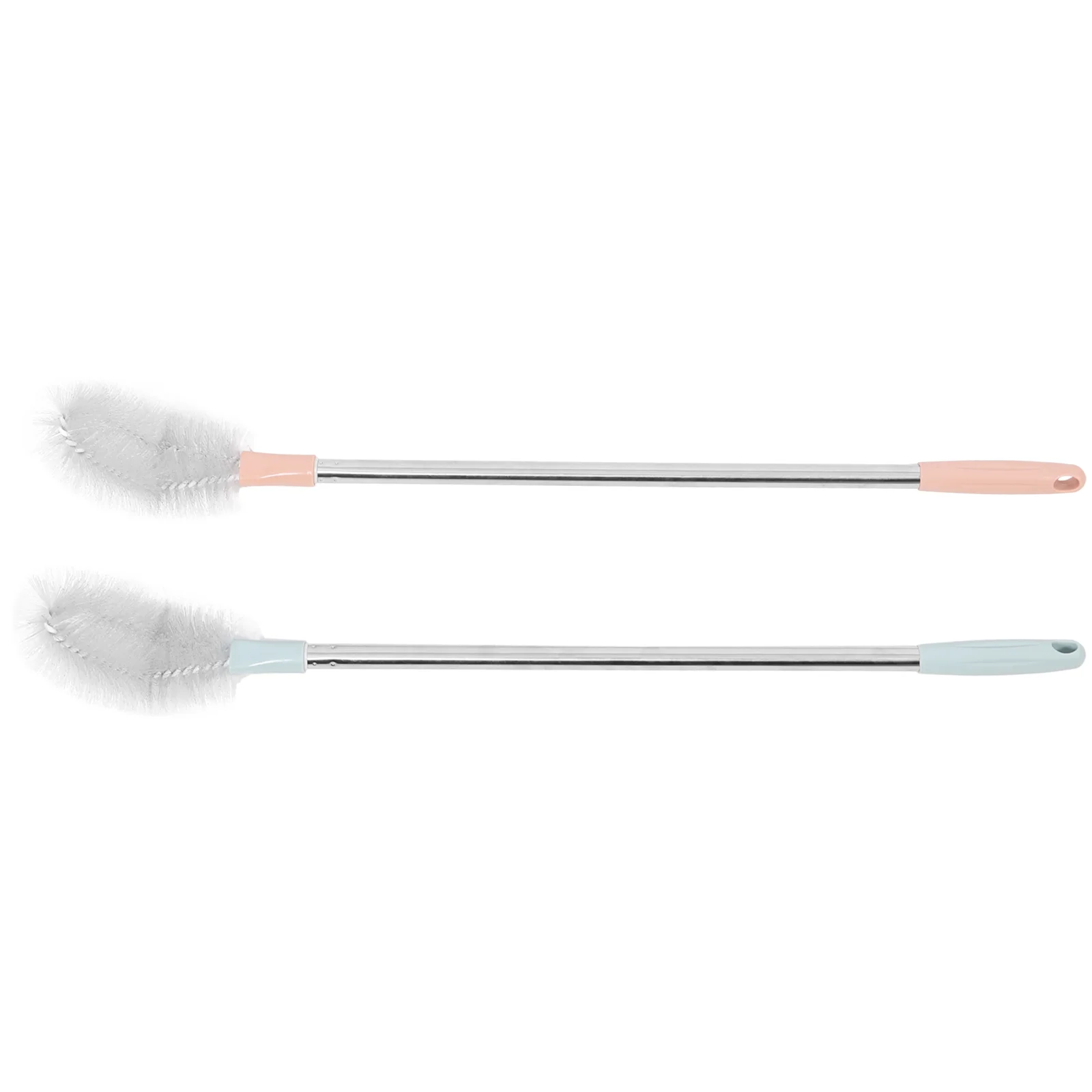 

2 Pcs Bucket Brush Extra Long Bottle Mineral Water Handle Jug Metal Cleaning Gallon