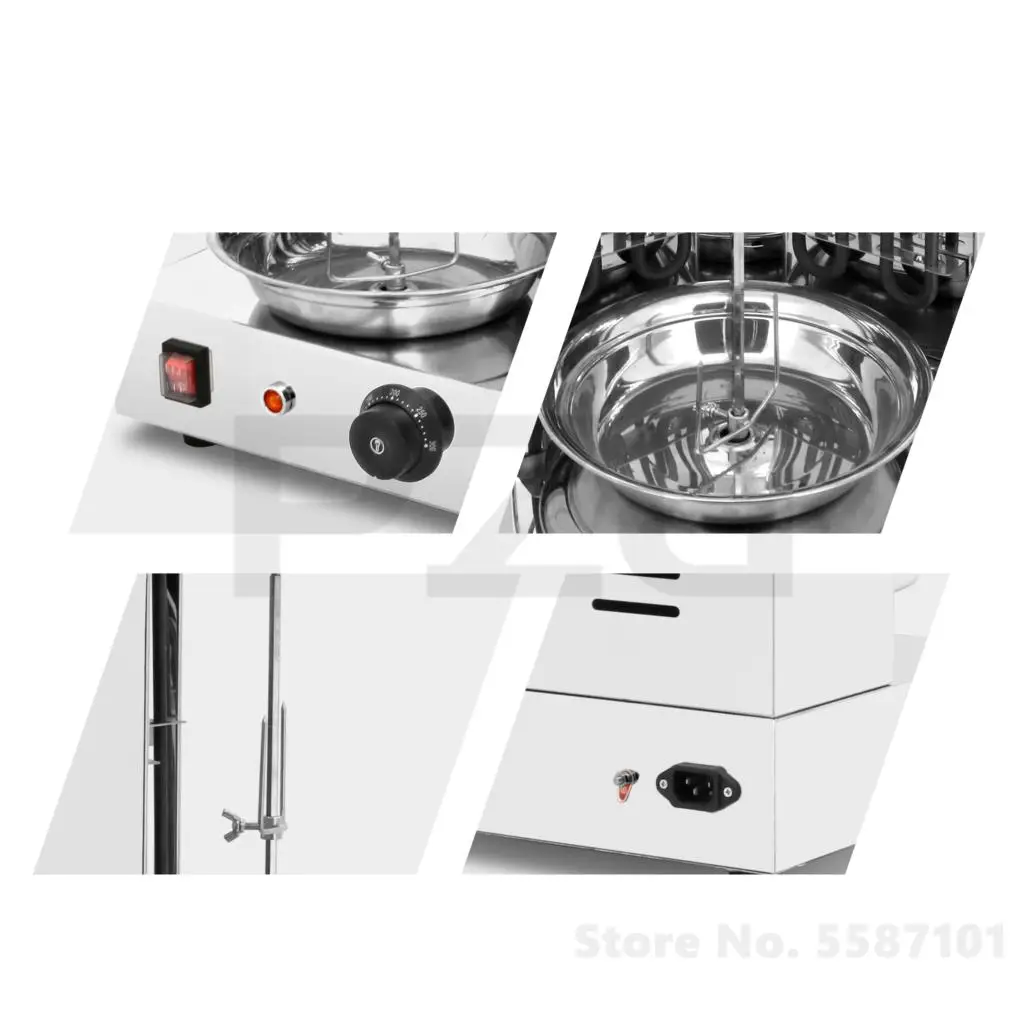 Commercial Professional Electric Gas Shawarma Grill Machine Doner Kebab Making Machine LPG Natural Gas Shawarma Kebab Machine 6