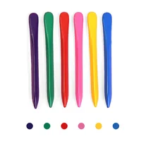 6/12 Color Triangle Crayon Safety Art Painting Colored Pencil Not Dirty Hands Crayon Student School Supplies Children's Toy Gift 2