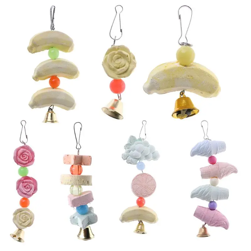 

Домашнее животное попугай хомяк жевательный минеральный молярный камень зубы здоровый устойчивый к укусу инструмент