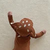 Adorable Baby Sika Deer Romper Hat 2pcs Sets Brown Infant Boy Girl Bodysuit Cap Clothing Outfits Long Sleeve Autumn Spring 5