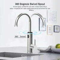 Briwellna-Chauffe-eau électrique instantané sans réservoir, robinet de cuisine 2 en 1, 220V, KM12 3