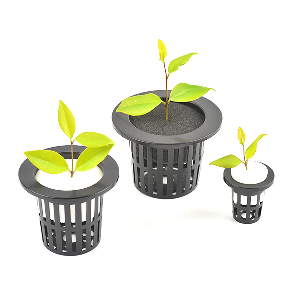 Black Hydroponic Baskets Sponge Garden Vegetable Soilless Planting Sponge Nursery Pots Foam Plants Root Fixed nursery pots plant propagation pots hydroponic plant pots